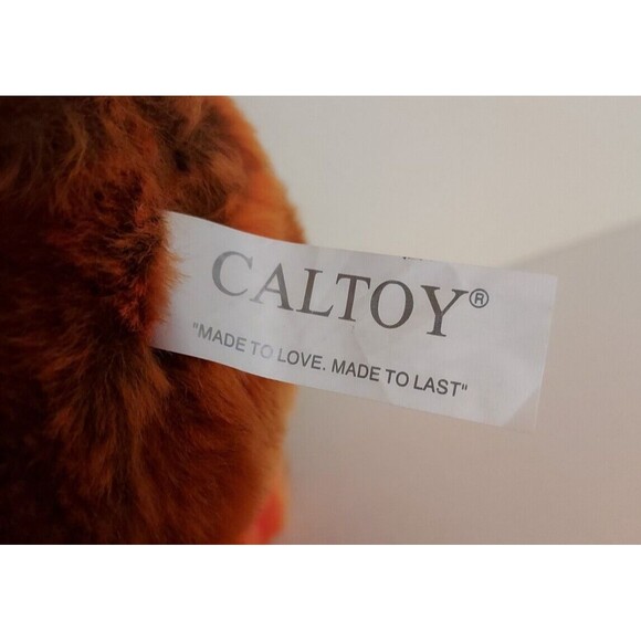 Caltoy Halloween Cat Plush Stuffed Animal Toy Orange Collectible 13" Kitty - Picture 4 of 5